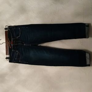 Stretchy cropped and cuffed Arizona jeans size 0